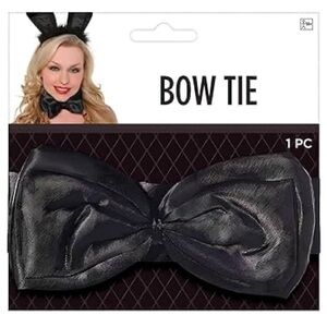 Amscan Black Deluxe Bowtie Bow Tie